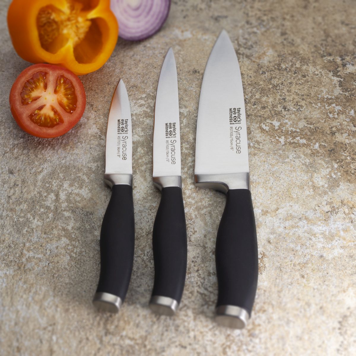 Aqua kitchen knives
