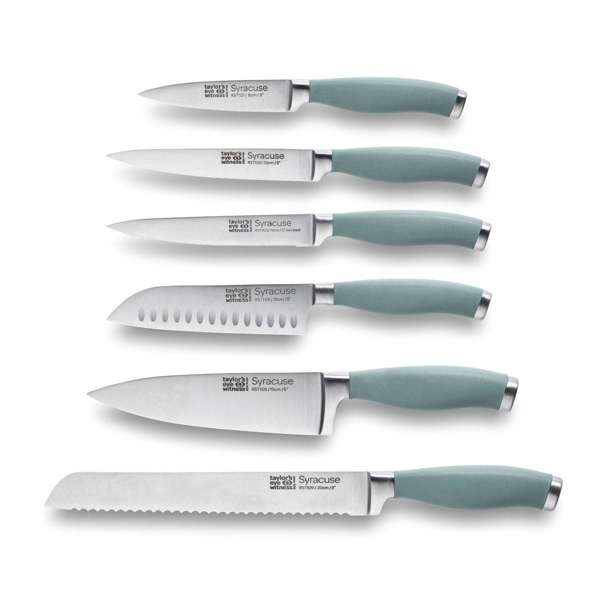 Aqua kitchen knives