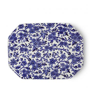 10" Rectangular Platter, Burleigh Blue Arden