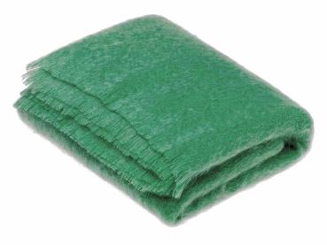 Bronte by Moon Mohair Throw Green