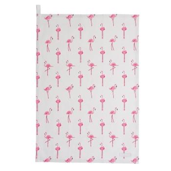 Sophie Allport Tea Towel Flamingos