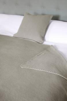 Sophie Allport Grey Taupe Knitted Cushion