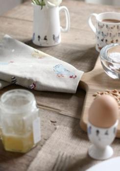 Sophie Allport Tea Towel, Lay A Little Egg Hen