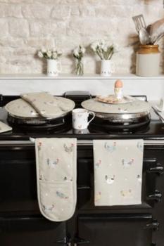 Sophie Allport Tea Towel, Lay A Little Egg Hen