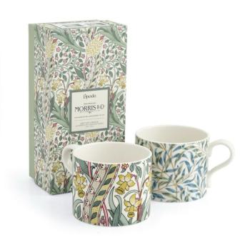 Pair of Mugs, Daffodil & Willow Bough - Morris & Co. for Spode
