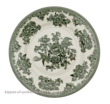 Tea Plate, Burleigh Dark Green Asiatic Pheasants