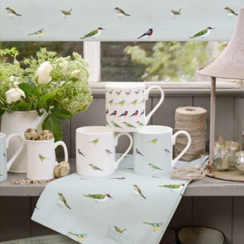 Sophie Allport Tea Towel, Garden Birds