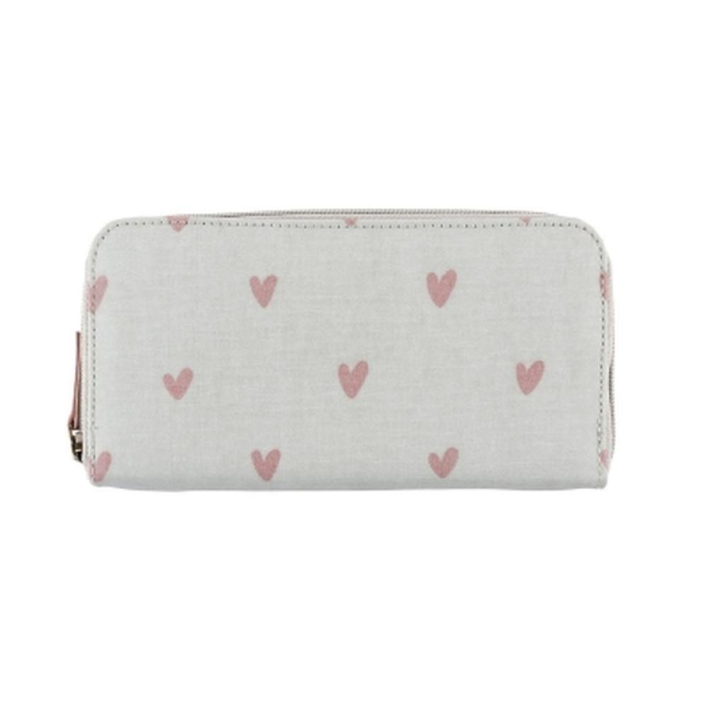 Sophie Allport Oilcloth Purse Hearts