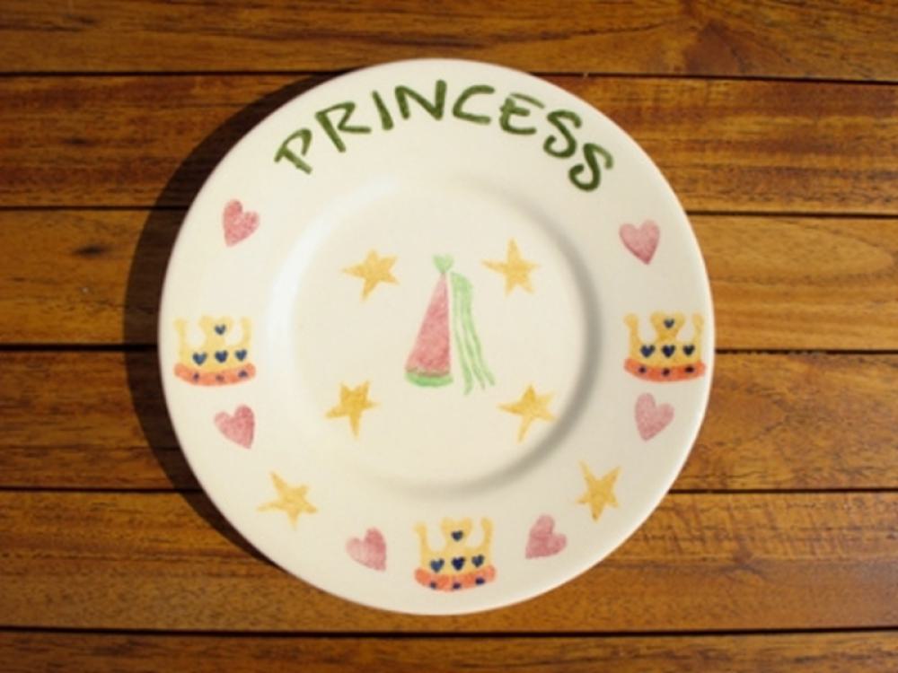 Children's crockery princess plate