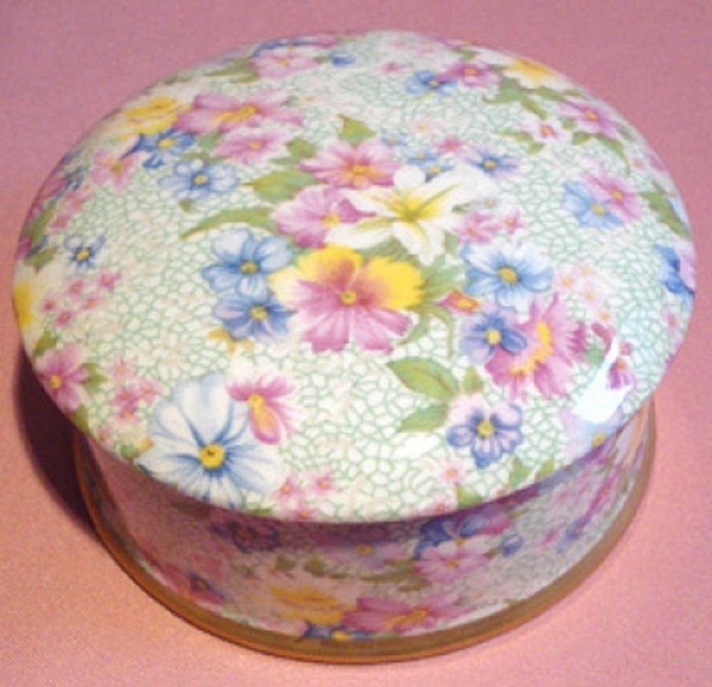 Royal Winton Round Trinket Box