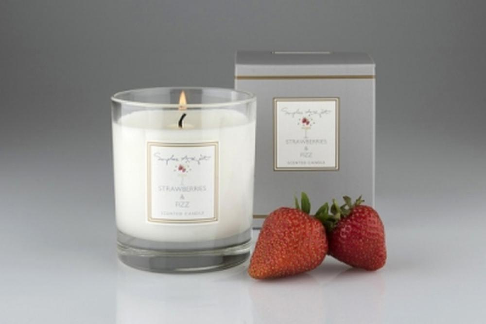Sophie Allport Scented Candle 220g, Strawberry and Fizz